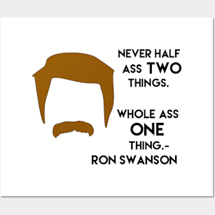 Ron Swanson quotes Posters and Art